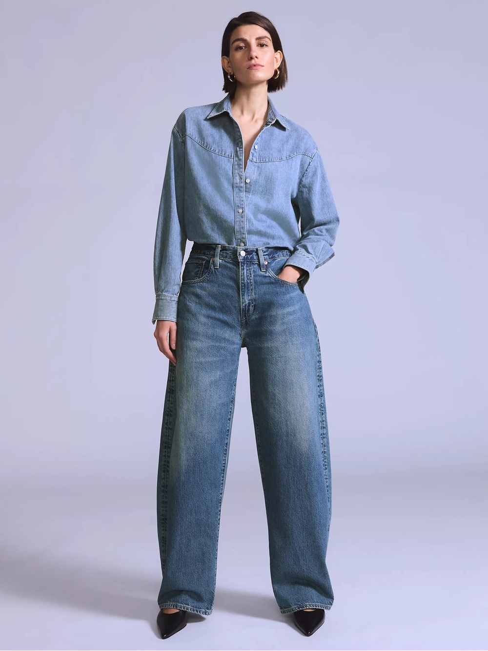 Levi’s Blue Tab Drop Barrel Jeans